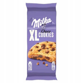 Milka ciastka z kawałkami czekolady XL Choco Cookies 184g