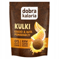 Dobra kaloria Kulki Kakao nuta pomarańczy 65 g