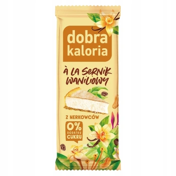 Dobra kaloria Baton z nerkowców à la sernik waniliowy 35g