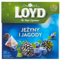 Jeżyny Jagody herbata owocowa Loyd 20 torebek