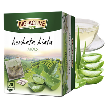 BIG ACTIVE herbata biała ALOES ekspresowa20 kopert