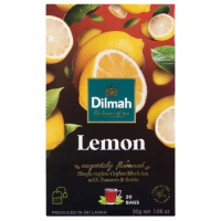 Cytryna herbata czarna Dilmah lemon 20 torebek