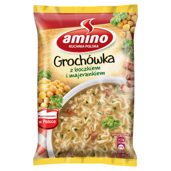 AMINO zupa GROCHÓWKA z boczkiem i majerankiem 65G