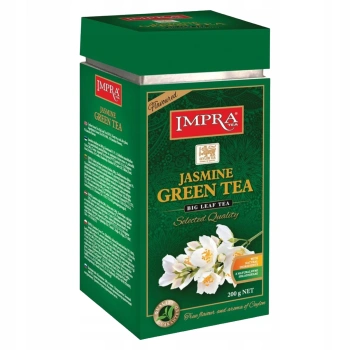 Impra Jasmine Green Tea herbata zielona puszka 200g