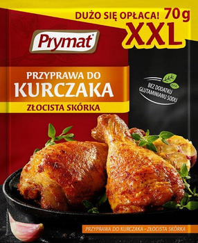 PRYMAT PRZYPRAWA DO KURCZAKA ZŁOCISTA SKÓRKA 70G