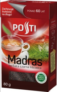 HERBATA CZ.LIŚĆ.MADRAS 80G POSTI