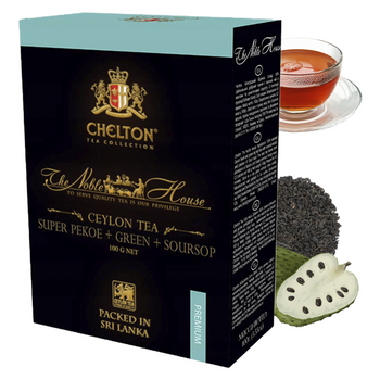 CHELTON herbata czarna i zielona  SUPER PEKOE GREEN SOURSOP liściasta 100G