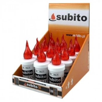 Subito S5 czerwone wkłady do zniczy led 12 sztuk