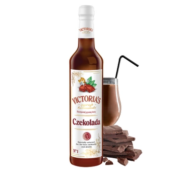 Victoria's syrop barmański Czekolada do kawy drinków i deserów 490 ml
