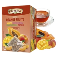 Herbata Orange Fruits Big Active mango brzoskwinia 20 kopert