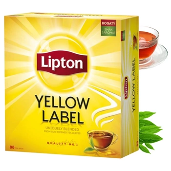 Lipton herbata czarna Yellow Label 88 torebek