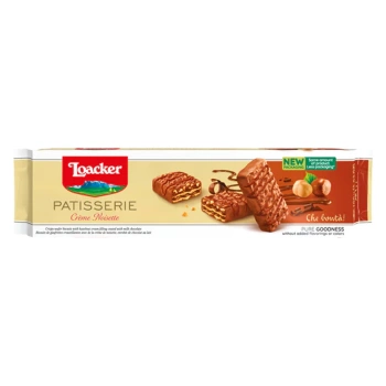 Ciasta wafelki z czekoladą Loacker orzechowe 100g
