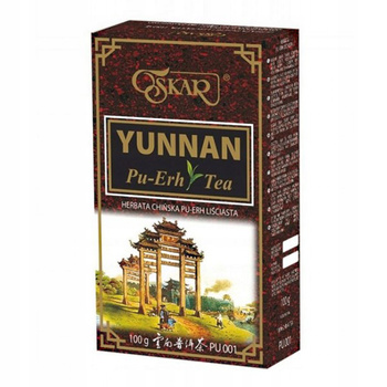 HERBATA LIŚCIASTA YUNNAN PU-ERH 100G