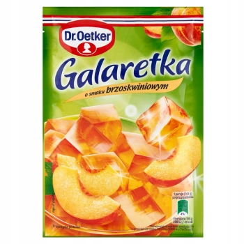Dr. Oetker Galaretka o smaku brzoskwiniowym 72 g