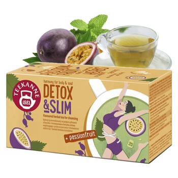 TEEKANNE herbata ziołowa DETOX&SLIM MARAKUJA 20 torebek