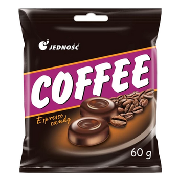 JEDNOŚĆ karmelki kawowe COFFEE ESPRESSO CANDY cukierki 60G