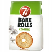 Bake Rolls Czosnek chrupki chlebowe 7 - Days 150 g