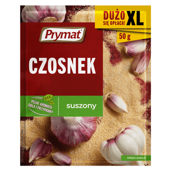 PRYMAT przyprawa CZOSNEK SUSZONY XL 50G