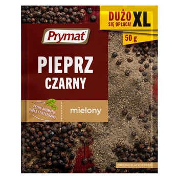 Prymat pieprz czarny mielony XL 50 g