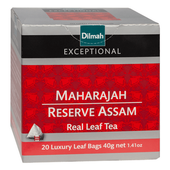 DILMAH EXCEPTIONAL herbata indyjska czarna MAHARAJAH assam 20 piramidek