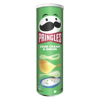 Chipsy Pringles sour cream and onion 165g