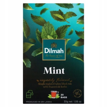 Dilmah Mint czarna herbata aromatyzowana 20 torebek