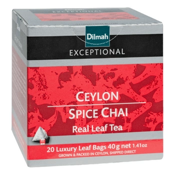 Dilmah herbata czarna ceylon spice chai 20 piramidek