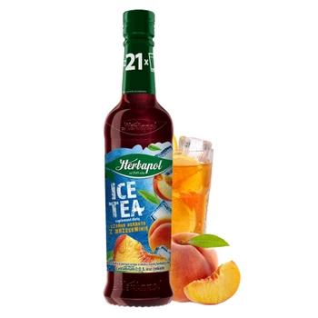 Czarna herbata i brzoskwinia Herbapol syrop letni Ice tea 420 ml