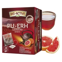 Grejpfrut Big Active herbata czerwona Pu Erh 20 kopert