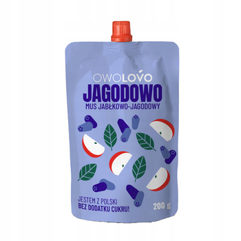 OWOLOVO mus owocowy JAGODOWY 200G