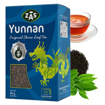 HEBATA ZAS YUNNAN CZARNA LIŚCIASTA 80G