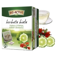 Tajska cytryna kwiat granatu Big Active herbata biała 20 kopert