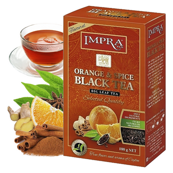 IMPRA ORANGE&SPICE herbata czarna liściasta 100G