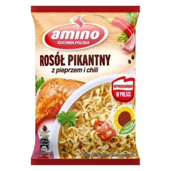 Rosół zupka chińska Amino chili pieprz 58 g