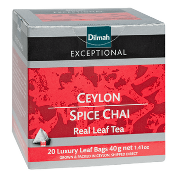 DILMAH herbata czarna CEYLON SPICE CHAI 20 piramidek