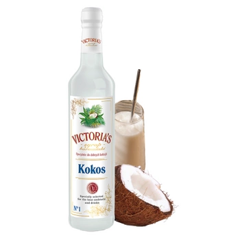 Victoria's syrop barmański Kokos do kawy drinków i deserów 490 ml