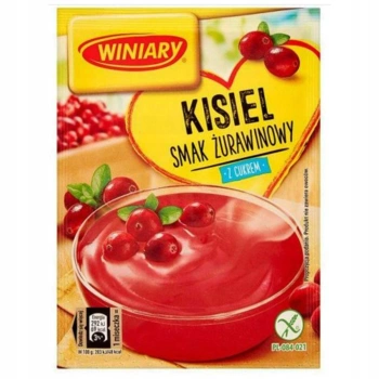 Winiary Kisiel z cukrem smak żurawinowy 77 g
