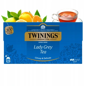 Czarna herbata Twinings Lady Grey Tea 25 torebek