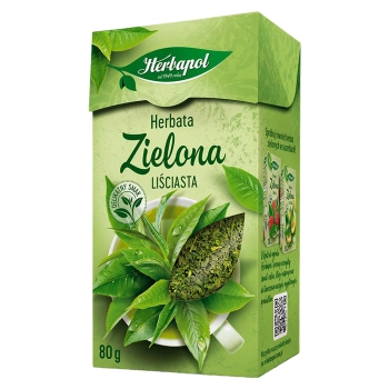 Herbapol herbata zielona liściasta klasyczna 80 g