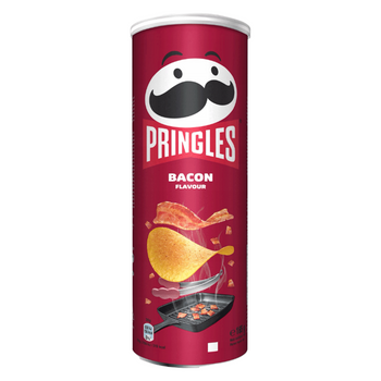 PRINGLES CHIPSY BACON 165G