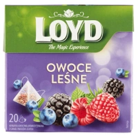 Owoce leśne herbata owocowa Loyd 20 torebek