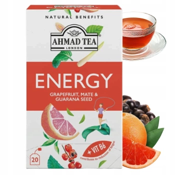 Ahmad Tea Energy herbata ziołowo-owocowa 20 torebek