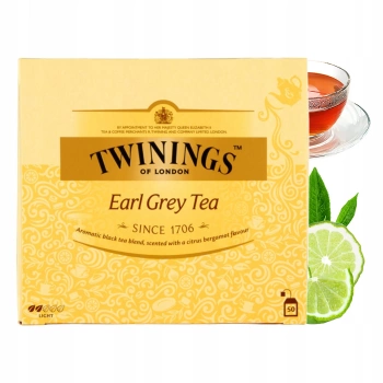 Twinings Earl Grey herbata czarna 50 torebek
