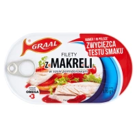 Filet z makreli w sosie pomidorowym Graal 170 g