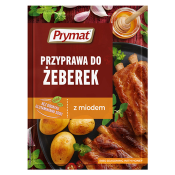 PRYMAT PRZYPRAWA DO ŻEBEREK Z MIODEM 20G