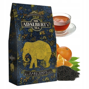 Earl Grey czarna herbata Adalbert's with orange peel 100g