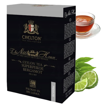 CHELTON BERGAMOT herbata czarna liściasta CEJLOŃSKA 100 G