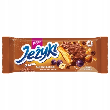 Jeżyki Classic z bakaliami ciastka w czekoladzie Goplana 140 g