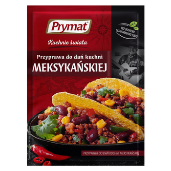 PRYMAT PRZYPRAWA DO DAŃ KUCHNI MEKSYKAŃSKIEJ 20g