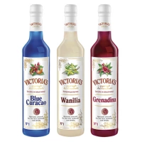 Victoria's zestaw syropów barmańskich mix smaków 3x490ml - Blue, Grenadina, Wanilia